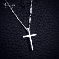 modian fashion link chain necklace for women sterling silver 925 cross pendant necklace ethnic style fine jewelry 2020 design