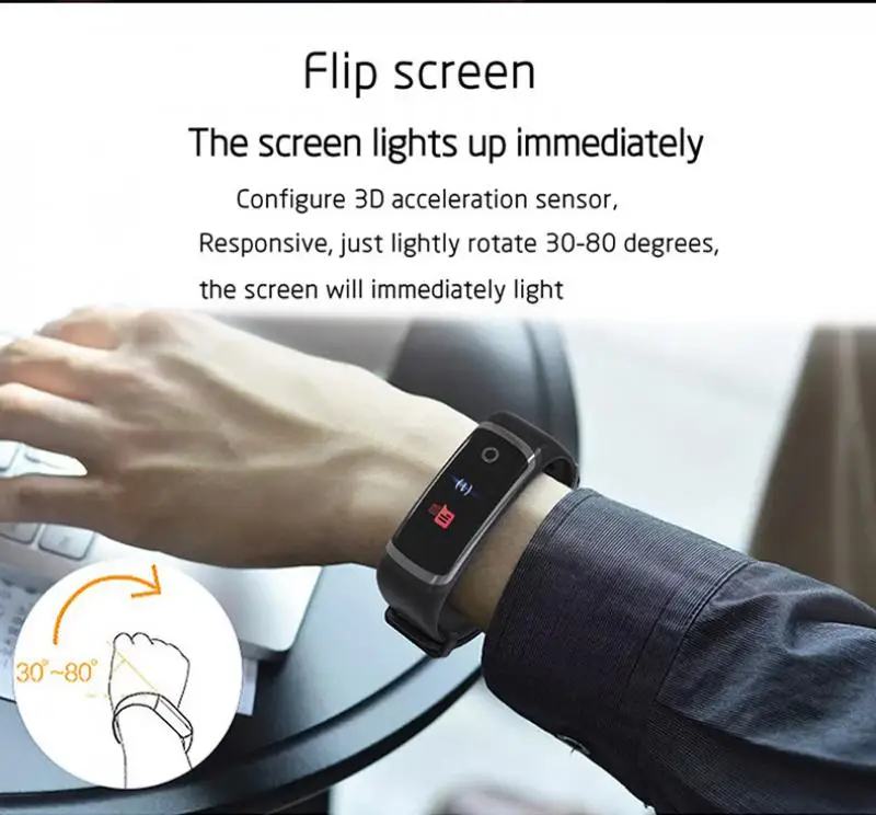 Умный Браслет Sanda M4 с цветным экраном для плавания водонепроницаемые мужские и