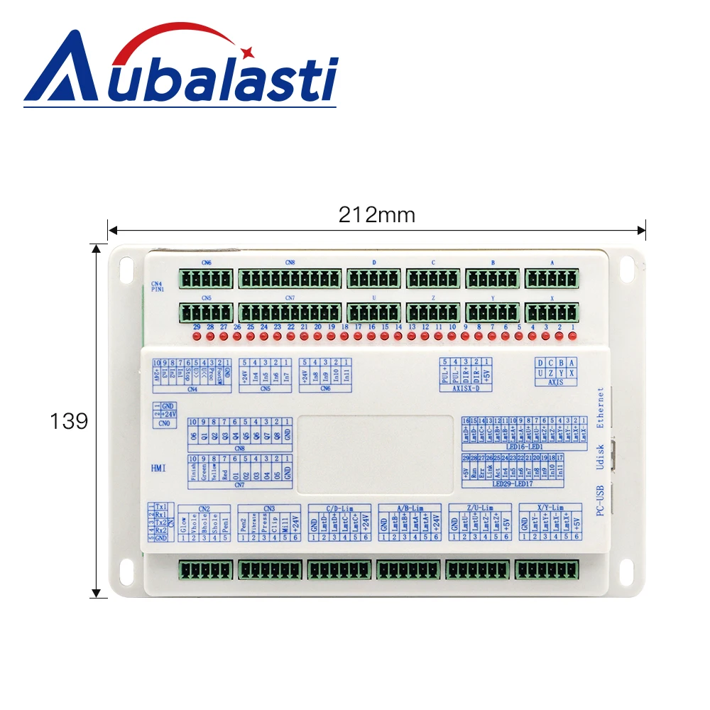 Aubalasti Ruida RDD6584V-NET Осциллирующий резки Системы с 7 дюймов промышленный сенсорный