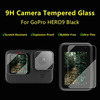 gopro hero9 camera protective film glass for gopro hero9 black camera 9h hardness tempered glass ultra thin screen protector