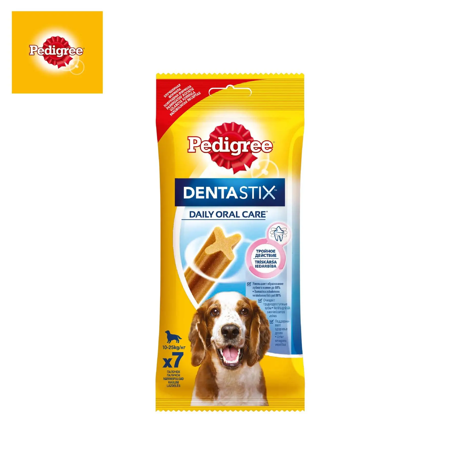 Лакомство для собак средних пород Pedigree DentaStix 180г|Лакомства и витамины собак| |