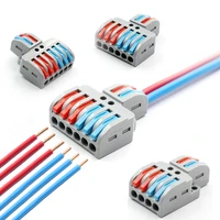 wire connector spl 4262 lt 422623 2 in 46 out electric universal compact lever push in fast cable connectors terminal block
