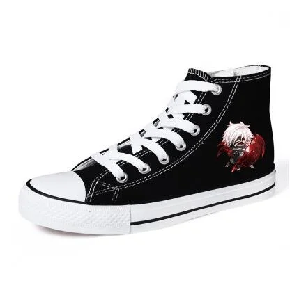 

Unisex Anime Cos Tokyo Ghoul Kaneki Ken Casual Punk plimsolls canvas shoes rope soled shoes