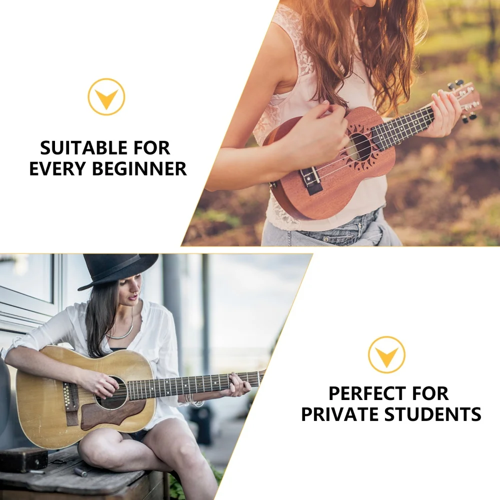 

2pcs Guitar Chord Practice Charts Guitar Note Chart for Novice or Experienced