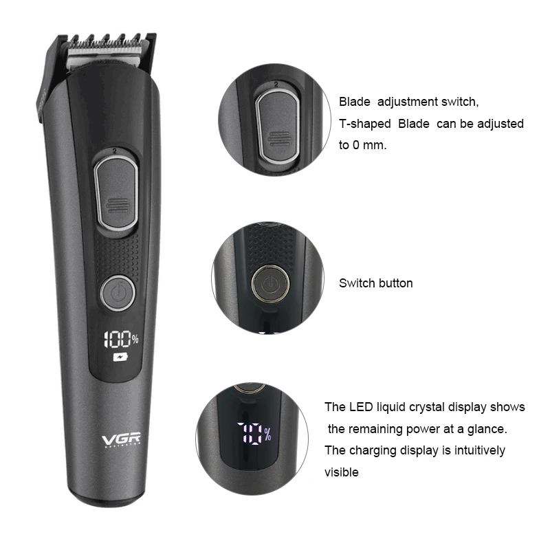 Набор для ухода за волосами 5 в 1 профессиональный триммер волос машинка стрижки