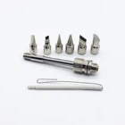 Набор наконечников для электропаяльника, беспроводная паяльная станция с разъемом USB 510, 20-100 Вт, заостренная головка-Подкова