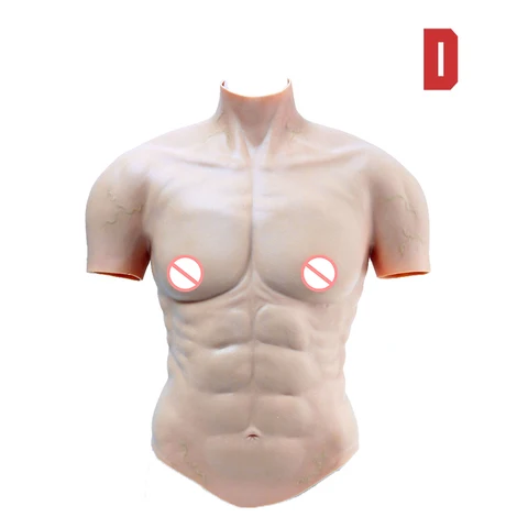 Силиконовая модель мужского моделирования мышц грудной клетки, Мужская осанка, формирователь тела, костюм для Хэллоуина, вечернее платье