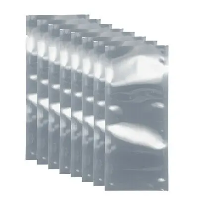 

50 PCS Anti Static Bag Shield Shielding Bag, Flat Open Top, 2.8" x 6.3"