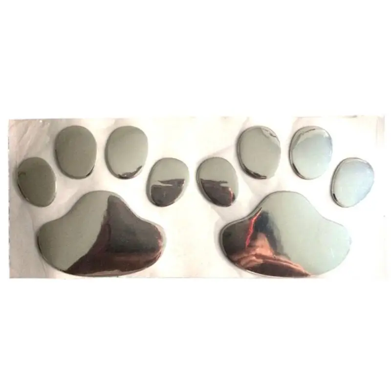 Автомобильная наклейка Дизайн лапа 3D животное собака Кот медведь печать ноги