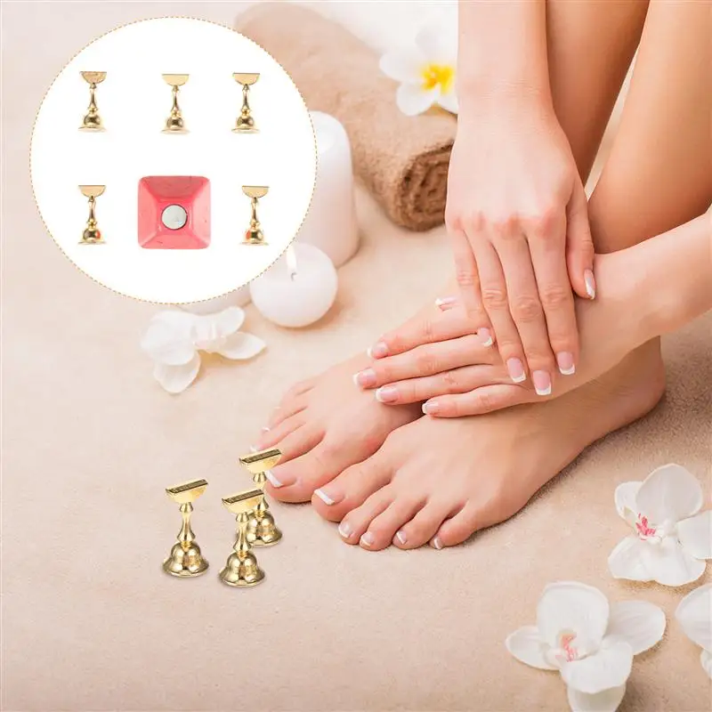 

1 Set Nail Art Practice Base Nail Support Holder Nail Art Practice Rack