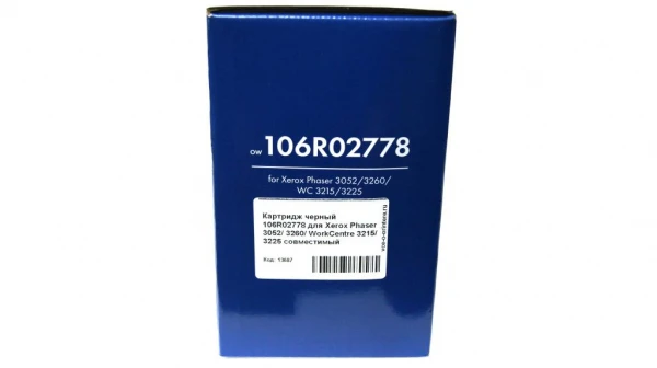 Картридж 106R02778 для Xerox Phaser 3052/ 3260/ WorkCentre 3115/ 3215/ 3225 совместимый | Компьютеры и офис