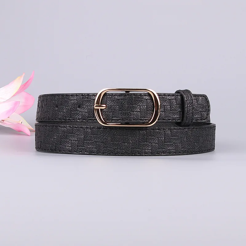 

New hot sale ladies belt trend weave pattern belt fashion wild young ladies dress belt jeans belt women