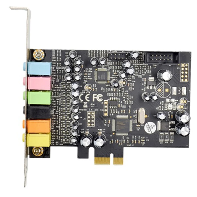 Звуковая карта PCIe 7.1CH стерео объемный звук PCI-E встроенный 7 1 канал аудио система