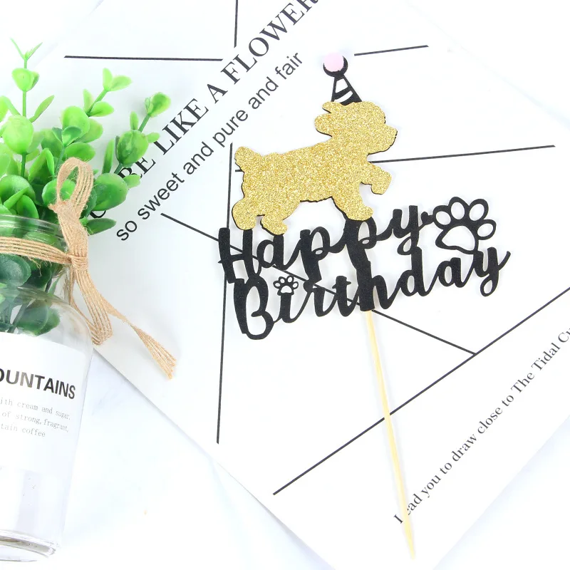 Украшение для торта в виде щенка 1 шт. | Дом и сад