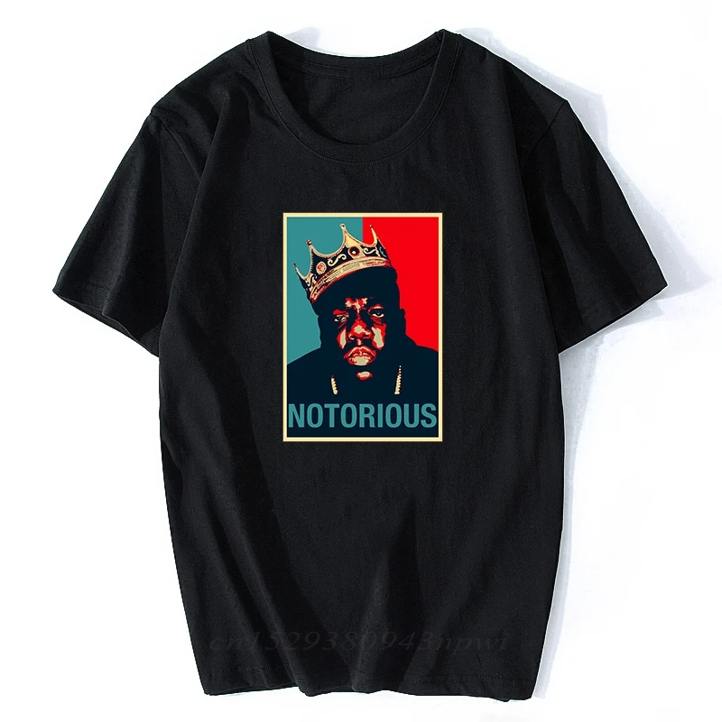 

R.I.P Notorious Big Shirt Mens Short Sleeve Black Tshirt Hiphop Rock Biggie Smalls T Shirt Male Notorious B.I.G. T Shirts
