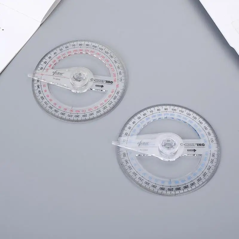 

1Pc 360 Degree Measuring Tool Pointer Protractor Craftsman Tool Office Tool Supplies Tekentafel Stationery Painting L5V8