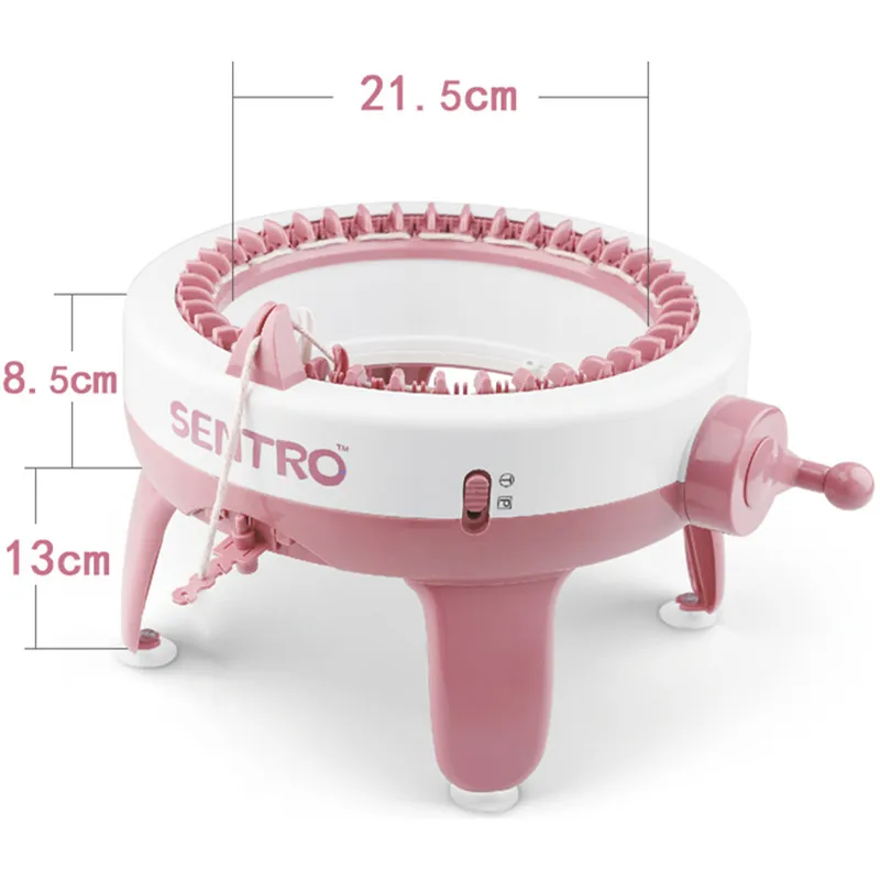 M&aacute;quina de tejer a mano para el hogar, Kit de costura autom&aacute;tico, creativo, para su&eacute;ter, bufanda, sombrero, calcetines, 40 agujas-2