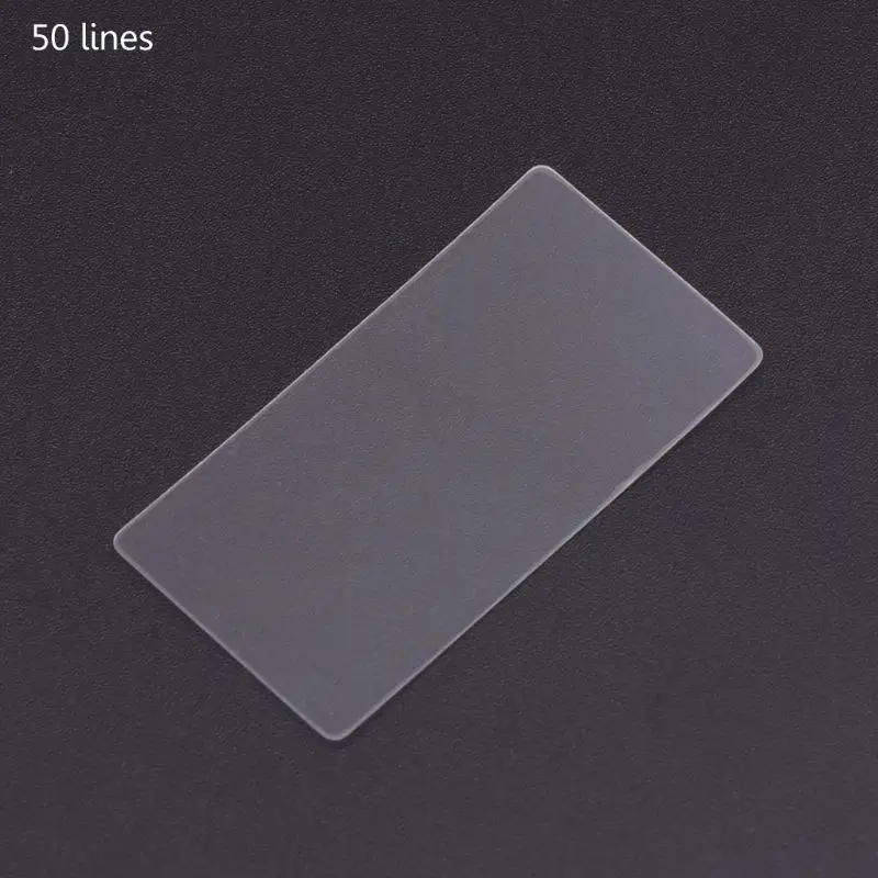 

36x38mm Nano Engraving PET Trasmission Diffraction Grating Ultra Precision
