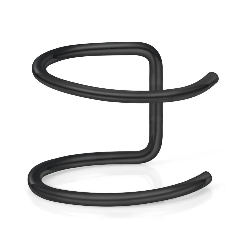 

100Pcs Latest Stainless Steel Plating U Two Laps Fake Earrings Earrings Pungent Body Wear Ring Double Circle Earrings