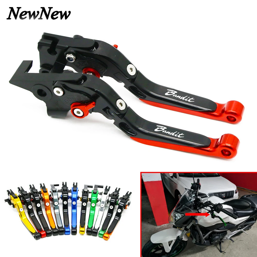 

For Suzuki GSF 600 BANDIT GSF600 Bandit 1995-2006 Motorcycle Accessories CNC Adjustable Extendable Folding Brake Clutch Levers