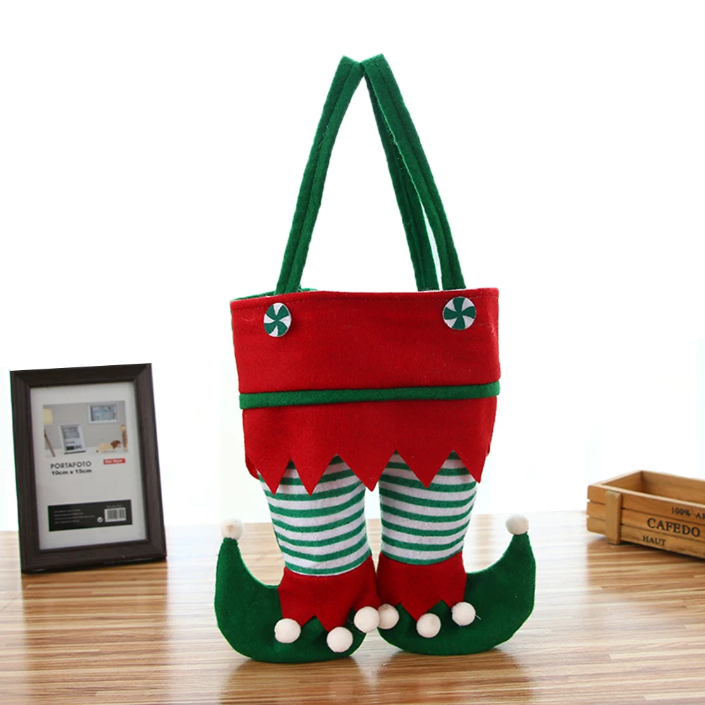 Новые рождественские украшения Праздничная Вечеринка Подарочная сумка старый