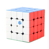 new gan460 m 4x4x4 magnetic magic speed cube gan 460 m stickerless magnets gan460m puzzle cubes educational toys for children