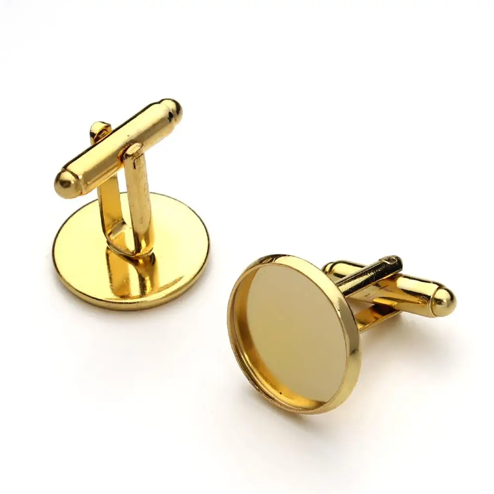 Круглые запонки для кабошона 4 шт. 12/14/16/18/20 мм