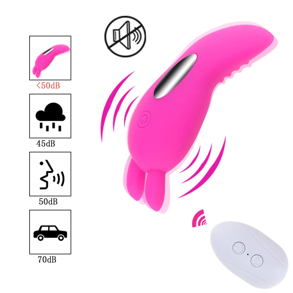 Трусики вибрирующие G-spot Стимулятор клитора Вибраторы USB зарядка