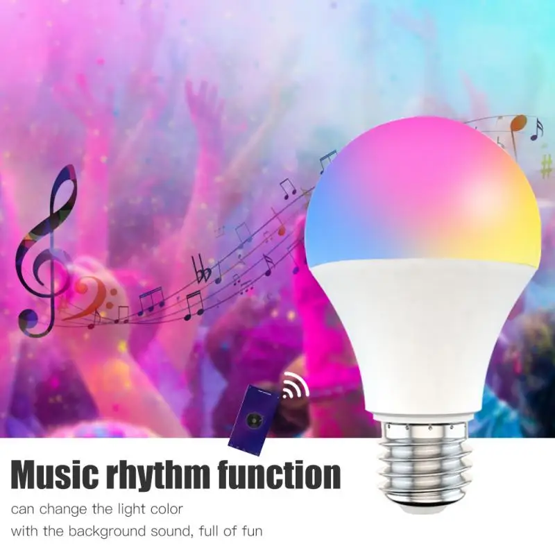

15W WiFi Smart Light Bulb B22 E27 LED RGB Lamp Work With Alexa/Google Home Dimmable Timer Function Bulb Voice Control Decor Home