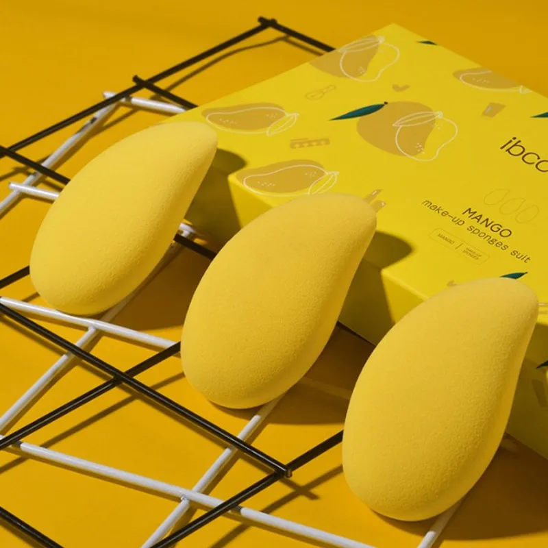 Новинка косметическая пудра в форме манго мягкая губка для макияжа красоты лица