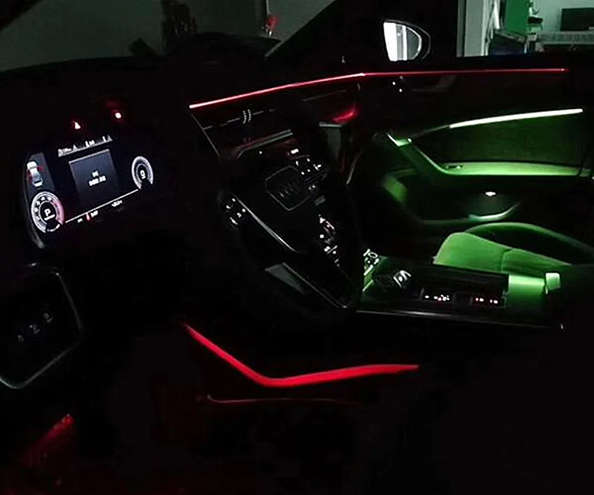 Оригинальное соглашение, 30 цветов, светодиодный свет для интерьера, атмосферный свет, свет для прибора Audi, A6L A6L A6 C8