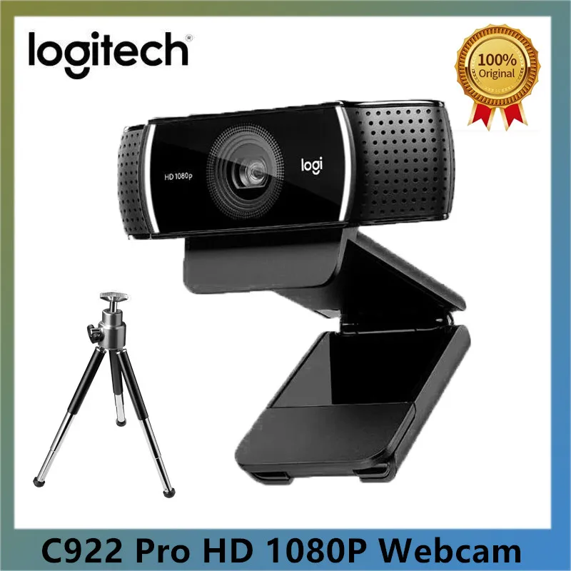   - Logitech C922 PRO HD 1080P -     Full HD   