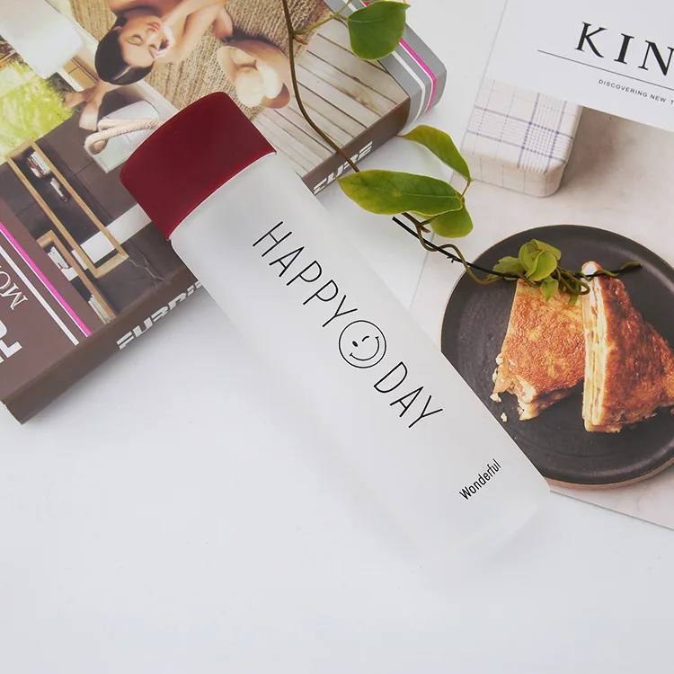 360 мл стеклянная бутылка для воды на открытом воздухе Корейская Спортивная