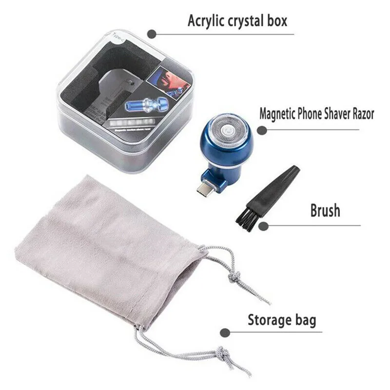 Электробритва для мужчин креативный портативный триммер с зарядкой от USB
