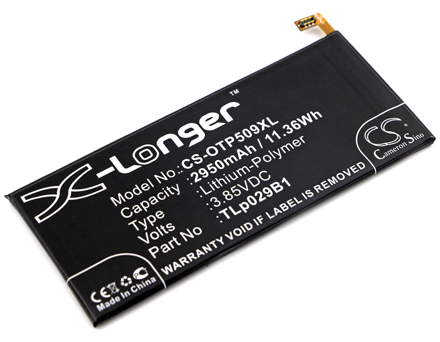 Cameron Sino 2950mAh Battery for Alcatel One Touch Pop 4S LTE Shine Plus OT-5095 OT-5095B OT-5095I OT-5095K OT-5095L | Электроника