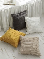 nordic style cushion cover cotton pillow cover boho decorative pillows for sofa living room home decor 45x45cm pillowcase