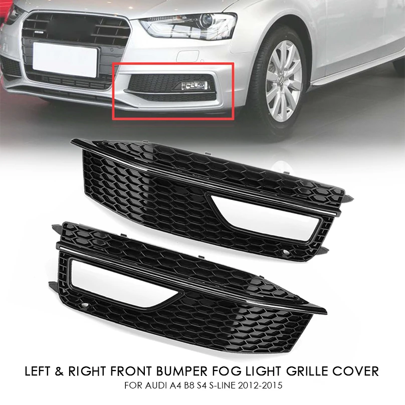 Влево/Вправо сбоку черный автомобиль передний бампер туман светильник гриль