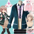 Chiaki Nanami Косплей Костюм данганронпа 2 Косплей Искусственный Аниме косплей Хэллоуин костюм для женщин