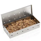 Коптильня с древесной стружкой для барбекю, для использования в помещении и на улице