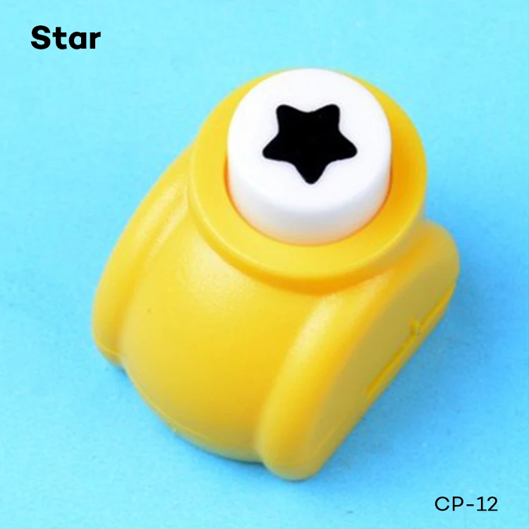 Star 1 шт. Мини поделки для скрапбукинга ручной работы дырокол для открыток для поделок подарочная карта бумажный Дырокол CL-1203 - Цвет: Star