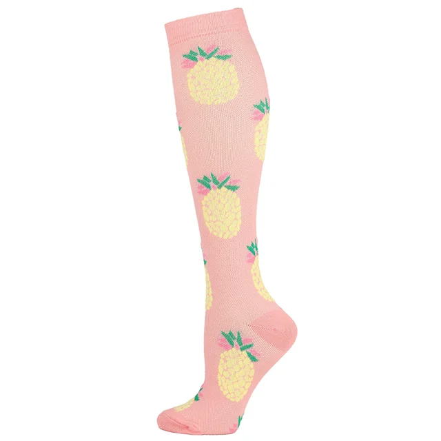 Compression Socks ONE PAIR Running Marathon Sports Men Women Socks Nylon Outdoor Stockings For Medical Varicose Veins