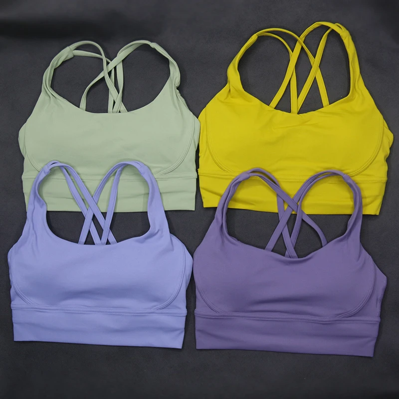 Бюстгальтер женский для фитнеса Мягкий противоударный с эффектом пуш-ап | Спорт и