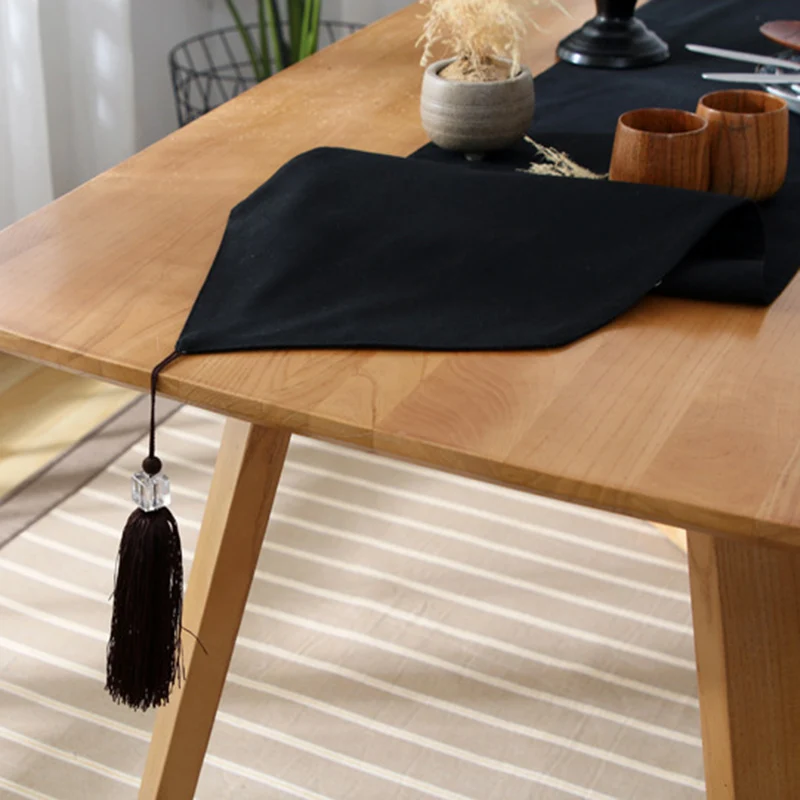 Простой однотонный домашний декор для стола текстиль модный белый стол с флагом