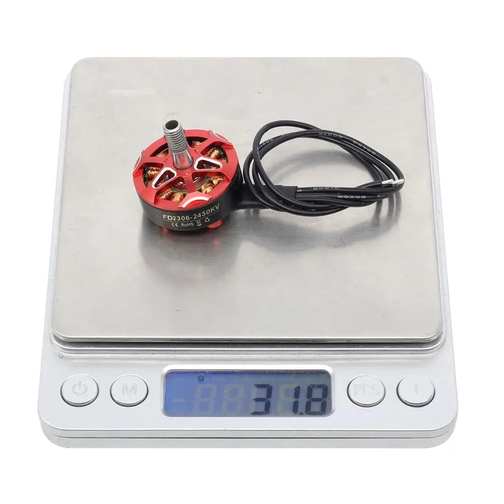 HGLRC вперед FD2306 2450KV 4S 1600KV 6S rc бесщеточные двигатели для гоночного дрона