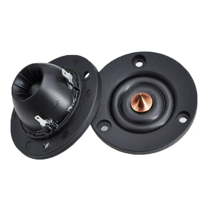 

SOTAMIA 2Pcs 2 Inch Tweeter Audio Speaker 6 Ohm 30 W Silk Film Treble Hifi Bullet Loudspeaker Horn Car DIY Home Theater Speaker