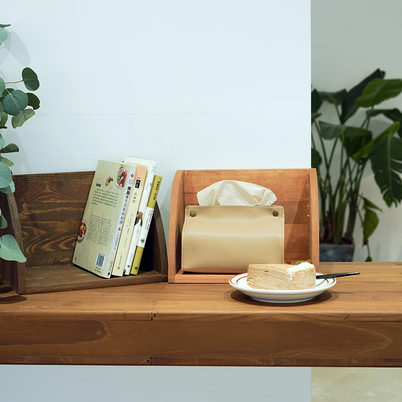 Деревянные стеллажи для хранения SWEETGO подставка свечей коричневого/кофейного