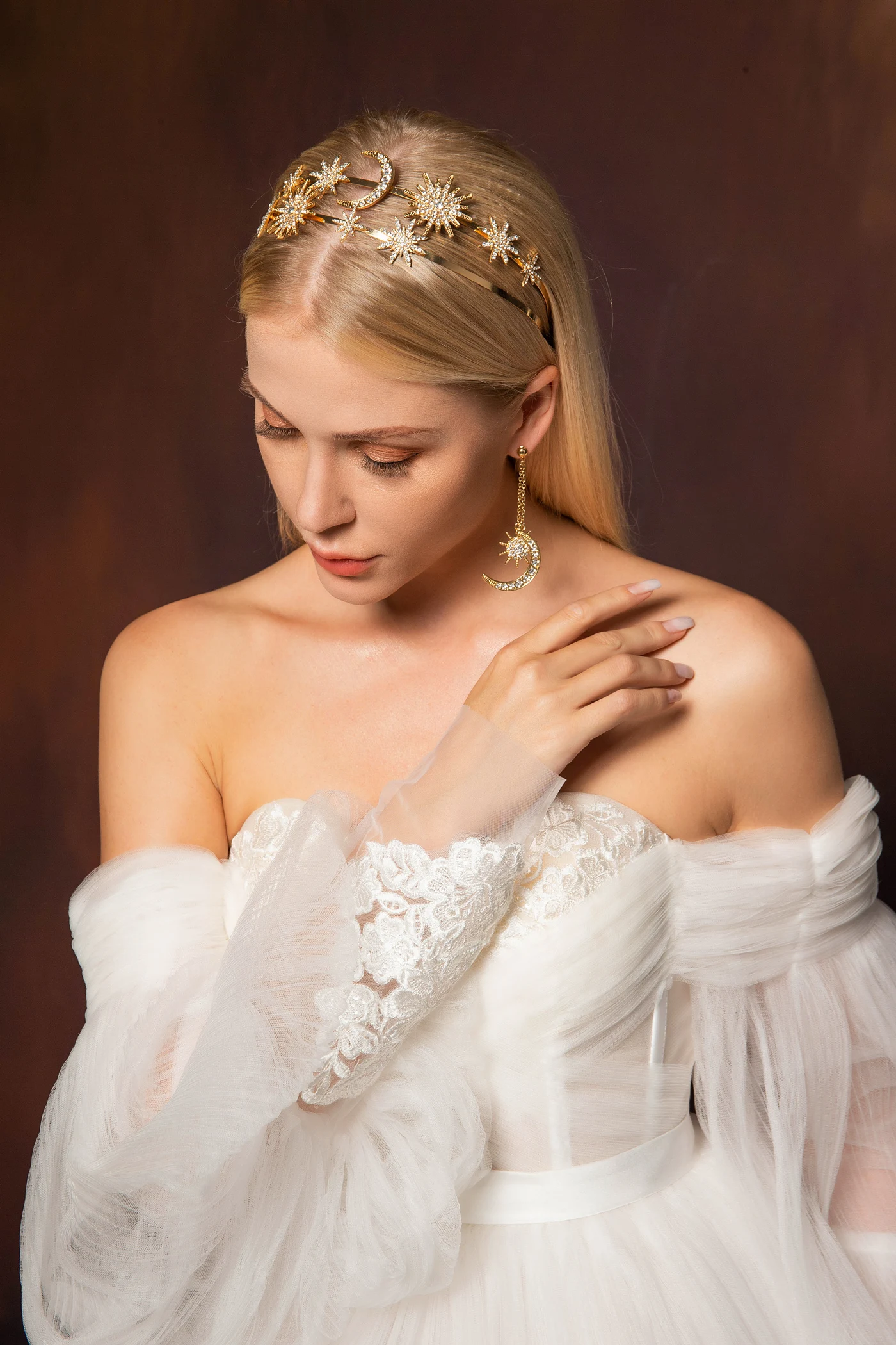 Женская Корона и Тиара в стиле Звезда | Украшения аксессуары