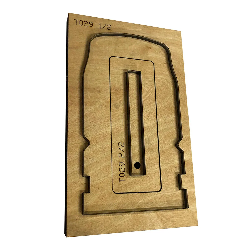 

Card Bag Shaped Wooden Template Leather Cutting Die Leather Craft Knife Punching Cane Cutting Mould DIY Supplies