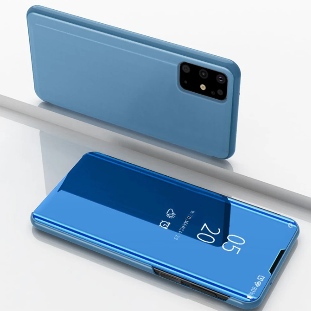 Роскошный зеркальный флип чехол для Samsung Galaxy Note 10 9 8 5 Pro M 20 30 мягкий модный кожаный