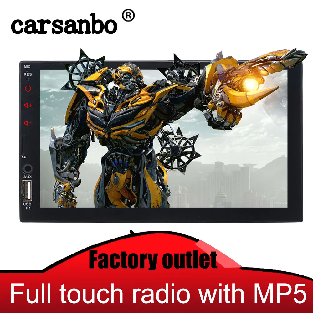 Автомагнитола Carsanbo 7010B мультимедийный плеер с сенсорным экраном 7 дюймов 12 В